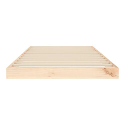 Acheter vidaXL Cadre de lit sans matelas 90x190 cm bois de pin massif