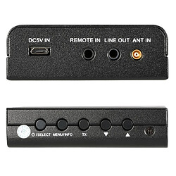 Acheter Wewoo Voiture Numérique DAB / DAB + Récepteur LCD Affichage FM Tuner Box avec Télécommande (Noir)