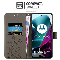 Avis Cadorabo Coque Motorola MOTO G200 5G Etui en Gris