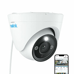 Reolink Caméra de Sécurité 12MP PoE Dôme avec Vision Nocturne en Couleur, Détection de Personne/Véhicule 