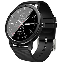 Universal Smartwatch Hommes Femmes IP68 Imperméable Bluetooth Sleep Monitor Fitness Rate Tracker Smartwatch (Noir)