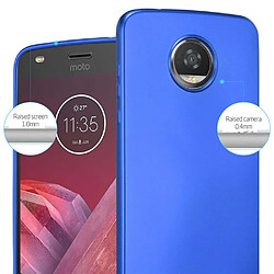 Acheter Cadorabo Coque Motorola MOTO Z2 PLAY / Z2 FORCE Etui en Bleu