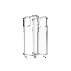 Eko Coque pour Apple iPhone 13 Pro Max Ultra-Résistante avec 2 Accroches en TPU Transparent