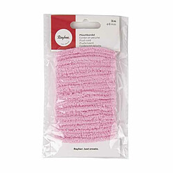 Rayher Fil chenille polyester 3 m rose