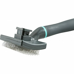 Avis Brosse pour Chiens Zolux Anah Moyen Rétractile Turquoise Noir/Bleu