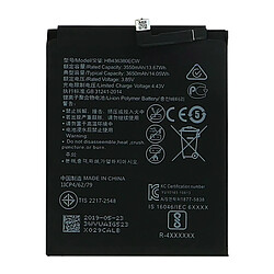 Avizar Batterie Interne Huawei P30 3650mAh Pièce de Remplacement Compatible Noir