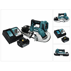 Makita DPB 183 RT1 Scie à ruban sans fil 18 V 66 mm Brushless + 1x Batterie 5,0 Ah + Chargeur