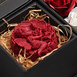 Acheter Wewoo Creative Valentin Cadeau Fleur De Savon Rose Coffret Souvenir Rouge