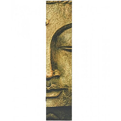 Decoshop26 Paravent 5 panneaux pans recto bouddha verso harmony 180x200cm PAR04023 pas cher