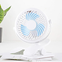 Acheter Clip On Fan Ventilateur USB Vent Fort Silencieux à Faible Bruit Pour Dorm Office Sky Blue