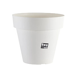 Plastiken Pot de fleurs Tes - 48 cm - Blanc