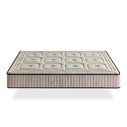 Avis Dormalit Matelas naturel ressorts ensaches 140X190 ORGANIC NATURA, Épaisseur 26 CM, 100% Coton et lin