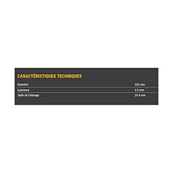 Disque a tronçonner en Diamant Extrême métal DEWALT DT40257-QZ