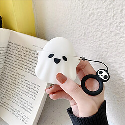 GUPBOO Airpods Coque Housse Étui Protecteur Compatible pour AirPods1/2-mignon petit personnage de dessin animé fantôme