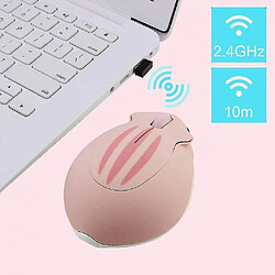 Acheter Universal Migne Animal Wireless Mouse Cartoon Hamster Shape Mini Voyage Mouse (rose)