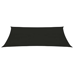 ComfortXL Voile D'ombrage 160 G/m² Noir 2,5x4,5 M Pehd