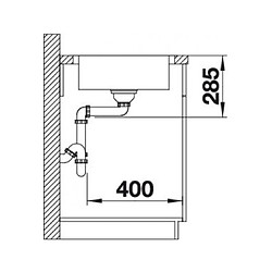 Avis Blanco Evier inox Lantos XL-6-SIF- 1 cuve + 1 égouttoir inox 519709