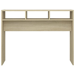 Acheter vidaXL Table console chêne sonoma 105x30x80 cm bois d'ingénierie