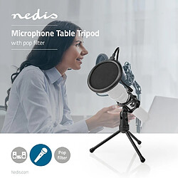 Educa Borras Trépied de Table pour Microphone | Bonnette | Noir