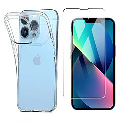 Xeptio Apple iPhone 13 PRO 5G coque tpu transparente et vitre