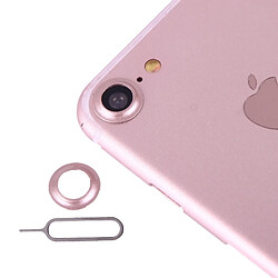 Avis Wewoo Protection appareil photo or rose pour la couverture de de lentille de caméra arrière de iPhone 7 avec l'aiguille