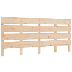 vidaXL Tête de lit 140x3x80 cm Bois massif de pin