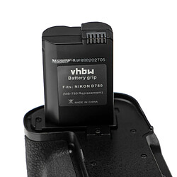 Avis vhbw Grip batterie, poignée d'alimentation remplacement pour Nikon MB-780 pour appareil photo + câble de déclencheur