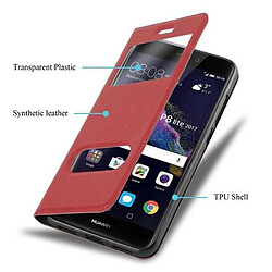 Acheter Cadorabo Coque Huawei P8 LITE 2017 / P9 LITE 2017 Etui en Rouge