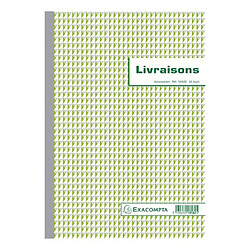 Cahier de livraison Manifold Exacompta autocopiant A4 50 pages double exemplaires