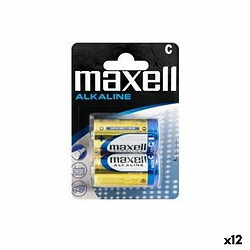 Piles Alcalines Maxell LR14 (12 Unités)