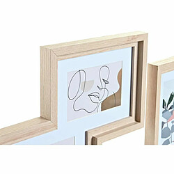 Avis Porte photos mural DKD Home Decor Urban Verre Naturel Multicouleur Bois MDF (40 x 1,5 x 50 cm)