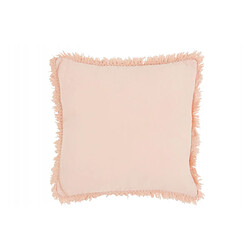 Dansmamaison Coussin Bord Long Coton/Lin Rose