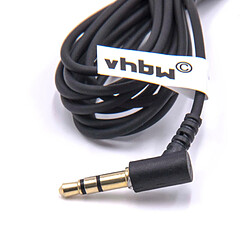 Acheter vhbw Câble audio AUX vers prise jack 3,5mm pour Bose QuietComfort 15, 2, QC15, QC2 casques d'écoute, 180cm