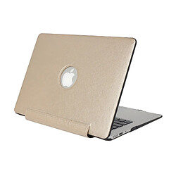 Wewoo Housse Étui or pour Macbook Pro Retina 13.3 pouces texture de soie Apple Laptop United PU de protection