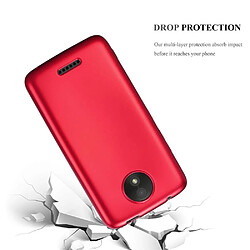 Avis Cadorabo Coque Motorola MOTO C Etui en Rouge