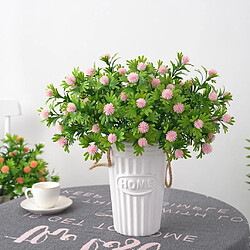 Fleurs Artificielles Bureau Faux Fleurs Arrangement Bouquet Pour Home Office Rose pas cher