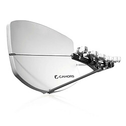 Antenne Multisatellite 4 MS - Cahors SMC BIG BISAT - 4 supports LNB, Gain 36 dB, Bandes de fréquence 10,7 – 12,75 GHz