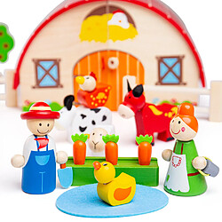 Bigjigs Toys Mini ferme en bois