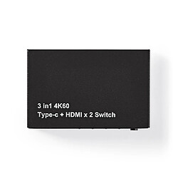 Acheter Alpexe Commutateur HDMI™ | 3 Ports - 2 Entrées HDMI™ + 1 Entrée USB-C | 1 Sortie HDMI™ | 4K2K à 60 IPS / HDCP2.2