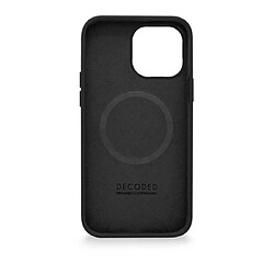 Decoded Coque pour iPhone 14 Pro MagSafe en Silicone Antimicrobienne Noir