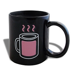 Totalcadeau Mug thermo-réactive tasse thermo-changeante fumante