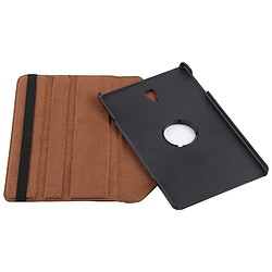 Wewoo Etui en cuir à rotation horizontale à 360 degrés avec texture Litchi pour Galaxy Tab A 10.5, avec support (Marron) pas cher