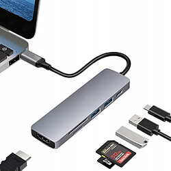 GUPBOO Adaptateur Type C Hub HDMI 4K + USB 2.0 + USB 3.0 SD,JL1484