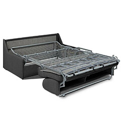 Inside 75 Canapé convertible GAIN DE PLACE EXPRESS 140cm matelas 14cm neo gris anthracite