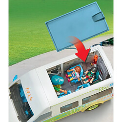 Playmobil® 71329 Bus scolaire blanc vert pas cher