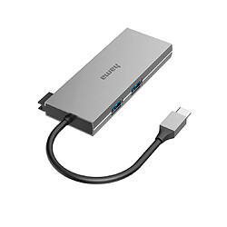 HAMA Hub USB-C, multiport, 6 ports, 2 USB-A, USB-C, HDMI, SD, microSD