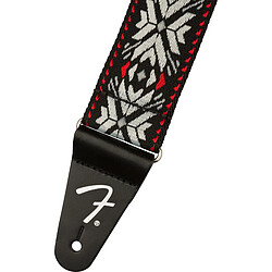 Pasadena Woven Strap Red Snowflake Fender