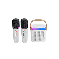 Eko Enceinte Bluetooth 5.3 Mini Karaoké Modèle Taylor Blanc