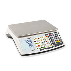 Balance Commerciale XFOC+ Poids Prix 15/30 Kg avec Clavier PLU - Gram