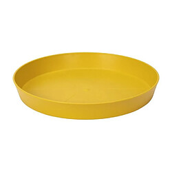 ELHO Soucoupe ronde Loft Urban 21 - Extérieur - Ø 20,9 x H 2,9 cm - Jaune ocre